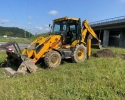 Výkopové a zemní práce traktor-bagrem JCB 3CX