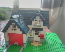 Lego dům postavený