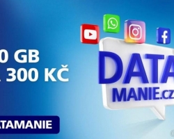 100 GB za 300,- Datamanie , nová datová