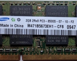 1ks 2GB DDR3 SODIMM do notebooku