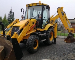 Výkopové a zemní práce traktor-bagrem JCB 3CX