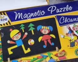 Magnetické puzzle - děti